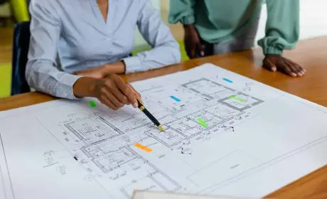 Étude de plan de logement lors de la conception d’un projet immobilier